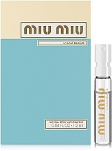 Fragrances, Perfumes, Cosmetics Miu Miu L'Eau Bleue - Eau de Parfum (sample)