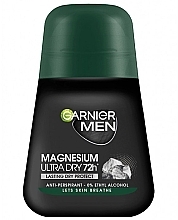 Men Roll-On Deodorant "Magnesium Ultra Dryness" - Garnier Mineral Deodorant — photo N1
