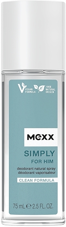 Mexx Simply For Him - Deodorant Spray — photo N1