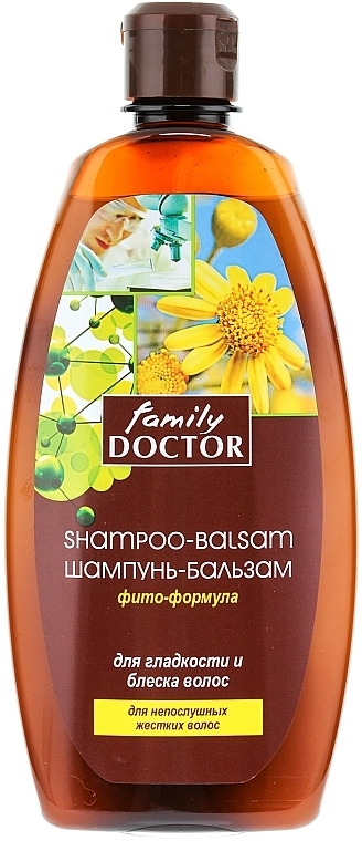 Shampoo-Balm 'Phyto Formula' for Hair Smoothness and Shine - Family Doctor — photo N1