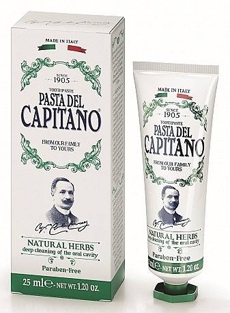 Toothpaste with Herbal Extracts - Pasta Del Capitano 1905 Natural Herbs Toothpaste — photo N4