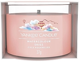 Fragrances, Perfumes, Cosmetics Mini Scented Candle in Glass - Yankee Candle Watercolour Skies Mini