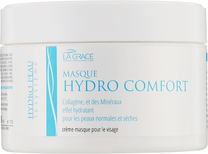 Hydro Comfort Face Mask with Collagen & Marine Minerals - La Grace Hydro Comfort Mask — photo N3