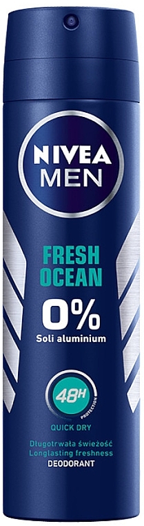 Deodorant - Nivea Men Fresh Ocean 48H Quick Dry Deodorant — photo N1