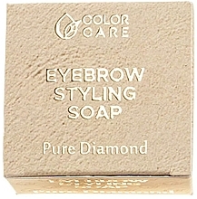 Brow Styling Soap - Color Care Eyebrown Styling Soap Pure Diamont — photo N1