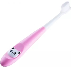 Fragrances, Perfumes, Cosmetics Microfiber Kids Toothbrush, soft, pink - Kumpan M06 Microfiber Toothbrush Kids