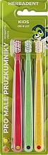 Children's Toothbrush, ultra soft, 3pcs - Herbadent Toothbrush — photo N1