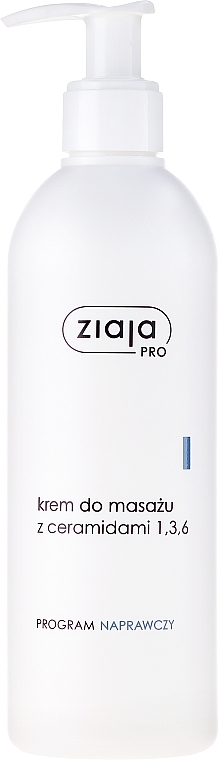 Ceramide Face Massage Cream - Ziaja Pro Massage Cream with Ceramides — photo N1