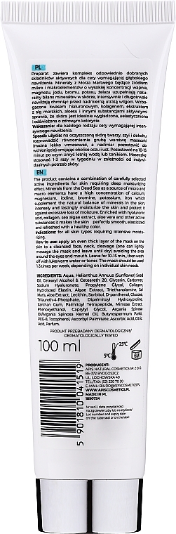 Moisturizing Face Mask with Dead Sea Minerals - APIS Professional Optima — photo N10