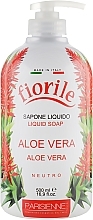 Liquid Soap "Aloe Vera" - Parisienne Italia Fiorile Aloe Vera Liquid Soap — photo N2