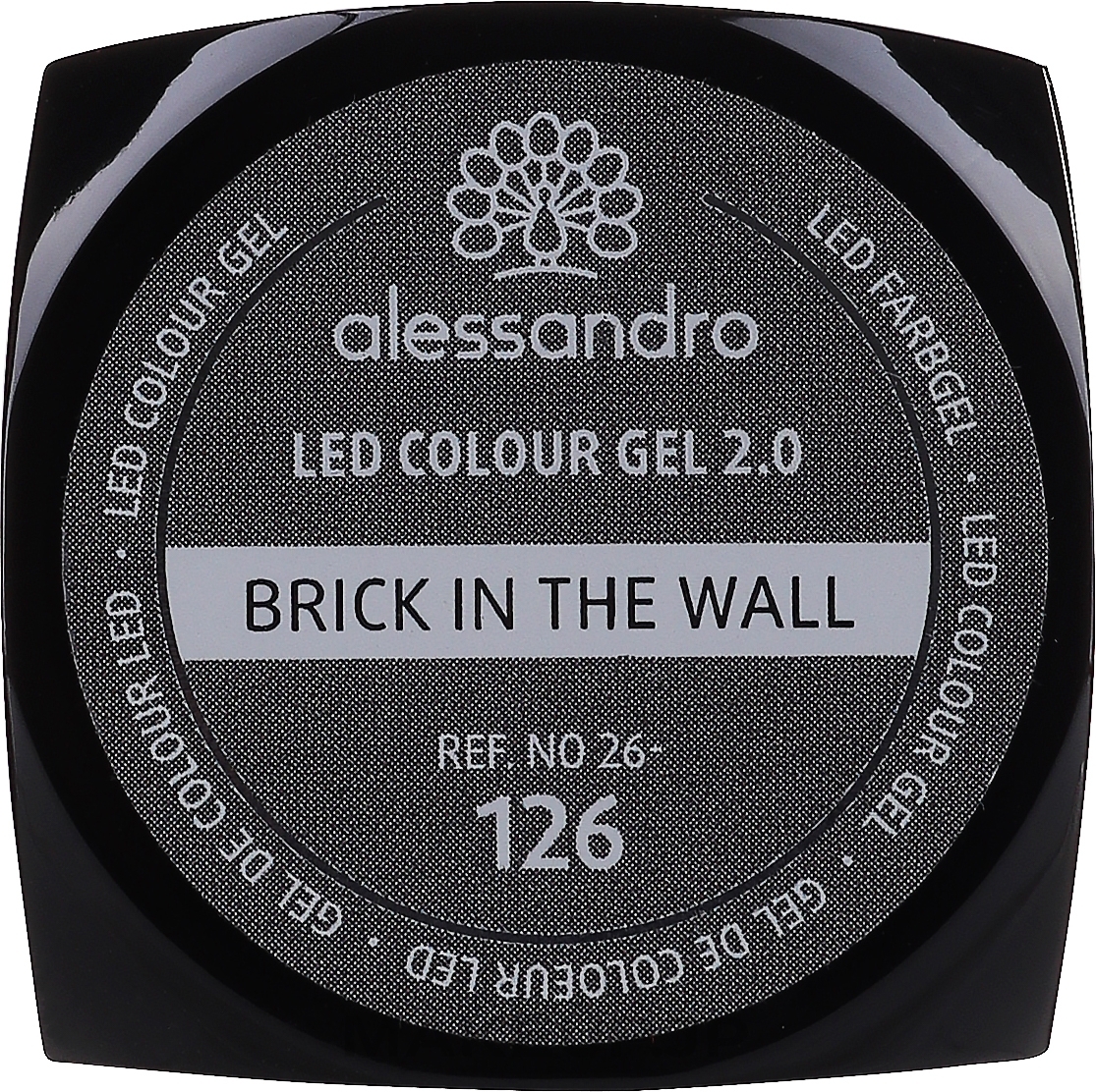 Nail Gel - Alessandro International LED Colour Gel 2.0 — photo 126 - Brick In The Wall