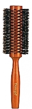 Fragrances, Perfumes, Cosmetics Round Natural Bristle Hair Brush 9879, 28/58 mm - Donegal