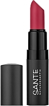 Fragrances, Perfumes, Cosmetics Mattifying Bio-Lipstick - Sante Matte Lipstick