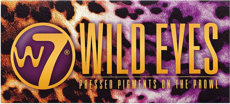 Eyeshadow Palette - W7 Wild Eyes Pressed Pigment Palette — photo N1