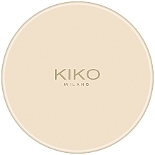 Fragrances, Perfumes, Cosmetics Long-Lasting Transparent Matte Powder with Kabuki Brush - Kiko Milano Holiday Premiere Setting Face Powder