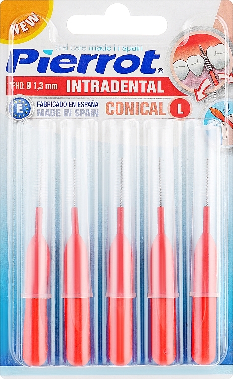 Interdental Brushes, 1.3 mm - Pierrot Interdental Conical — photo N1