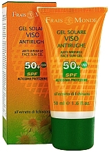 Fragrances, Perfumes, Cosmetics Self-Tanning Gel - Frais Monde Anti-Wrinkle Face Sun Gel SP F50