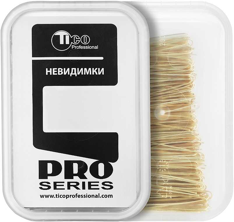 Straight Hair Pins 60mm, golden - Tico Professional — photo N3