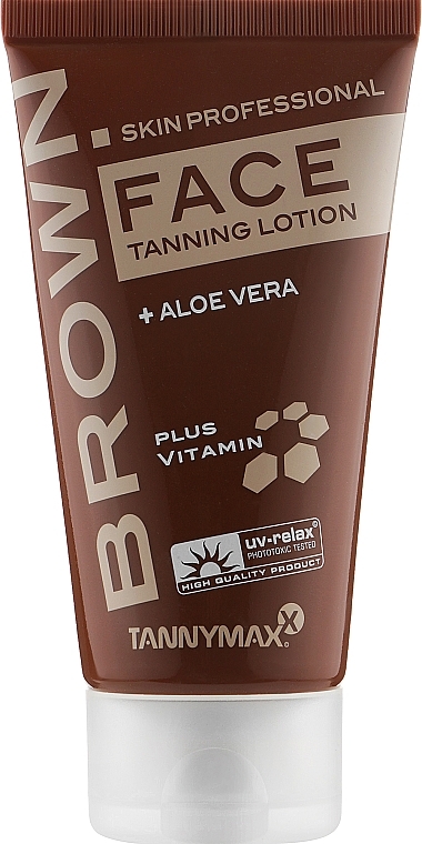 Tanning Face Lotion - Tannymaxx Brown Skin Professional Face Tanning Lotion — photo N2