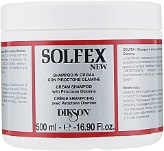 Fragrances, Perfumes, Cosmetics Proctonolamine Shampoo & Conditioner - Dikson Solfex Cream Shampoo With Piroctone Olamine