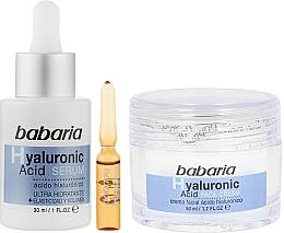 Fragrances, Perfumes, Cosmetics Set - Babaria Hyaluronic Acid (cr/50ml + serum/30ml + amp/2ml)