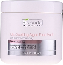 Fragrances, Perfumes, Cosmetics Ultra-Soothing Algae Face Mask with Diatomaceous Clay - Bielenda Professional Ultra Soothing Algae Face Mask