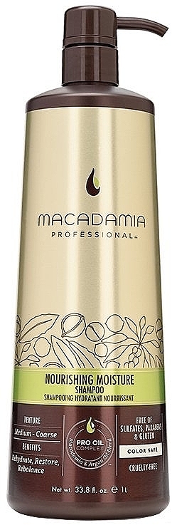 Moisturizing Hair Shampoo - Macadamia Professional Natural Oil Nourishing Moisture Shampoo — photo N1