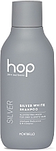 Shampoo for Blonde & Grey Hair - Montibello HOP Silver White Shampoo — photo N1