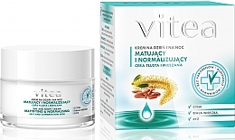 Fragrances, Perfumes, Cosmetics Face Cream "Mattifying and Normalizing" - Vitea Mattifying And Normalising Face Cream