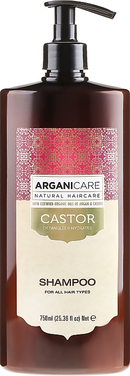 Hair Growth Shampoo - Arganicare Castor Oil Shampoo — photo N3