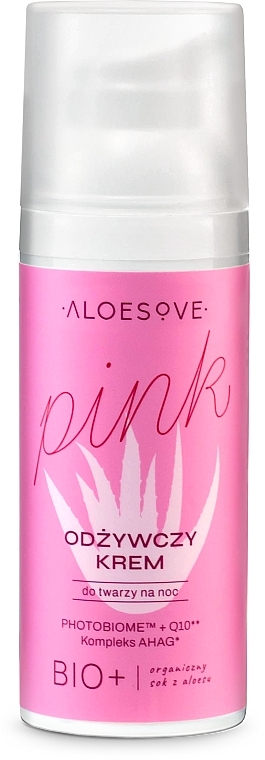 ナリッシング ナイト クリーム - Aloesove Pink Nourishing Face Cream	 — photo N1