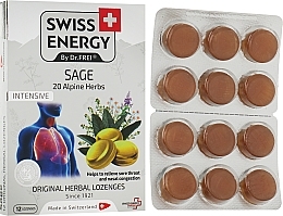 Fragrances, Perfumes, Cosmetics Sage Herbal Lozenges - Swiss Energy Original Herbal Lozenges