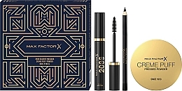 Set - Max Factor (mascara/9ml + eye/pencil/3,5g + powder/14g) — photo N2