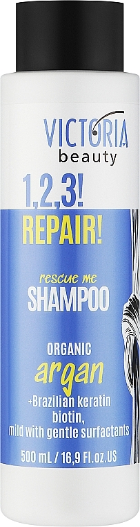 ダメージヘア用シャンプー - Victoria Beauty 1,2,3! Repair! Shampoo — photo N1