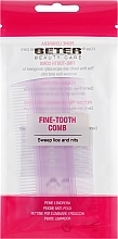 Fragrances, Perfumes, Cosmetics Anti Lice & Nits Comb with Thin Teeth, 10 cm, purple - Beter Hair Care