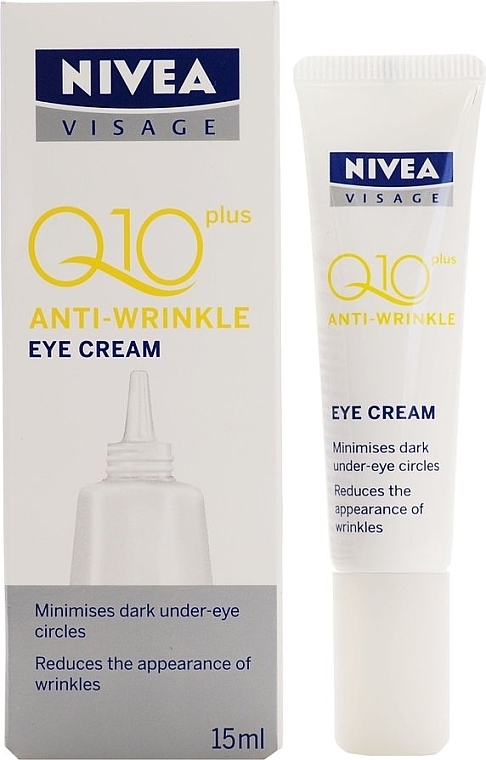 Anti-Aging & Anti-Wrinkle Eye Cream - Nivea Q10 Plus Anti-wrinkle Eye Cream — photo N1