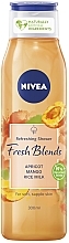 Fragrances, Perfumes, Cosmetics Shower Gel "Apricot, Mango, Rice Milk" - Nivea Fresh Blends Refreshing Shower Apricot Mango Rice Milk