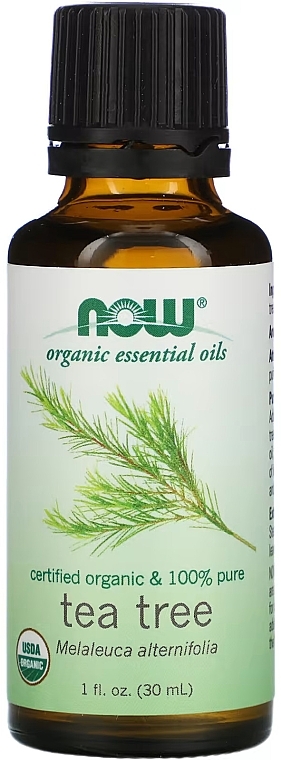 Organic Tea Tree Essential Oil - Now Foods Organic Essential Oils 100% Pure Tea Tree — photo N1