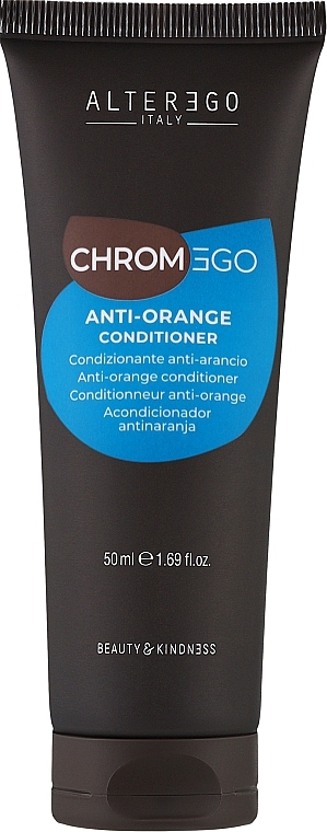 Orange Pigment Neutralization Conditioner - Alter Ego ChromeGo Anti-Orange Conditioner — photo N1