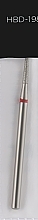 Fragrances, Perfumes, Cosmetics Diamond Nail File Drill Bit, rounded cylinder, L-8 mm, 1.8 mm, red - Head The Beauty Tools