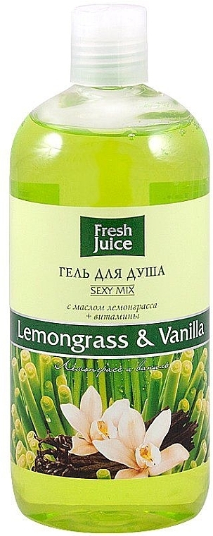 Shower Gel "Lemongrass & Vanilla" - Fresh Juice Sexy Mix Lemongrass & Vanilla — photo N3