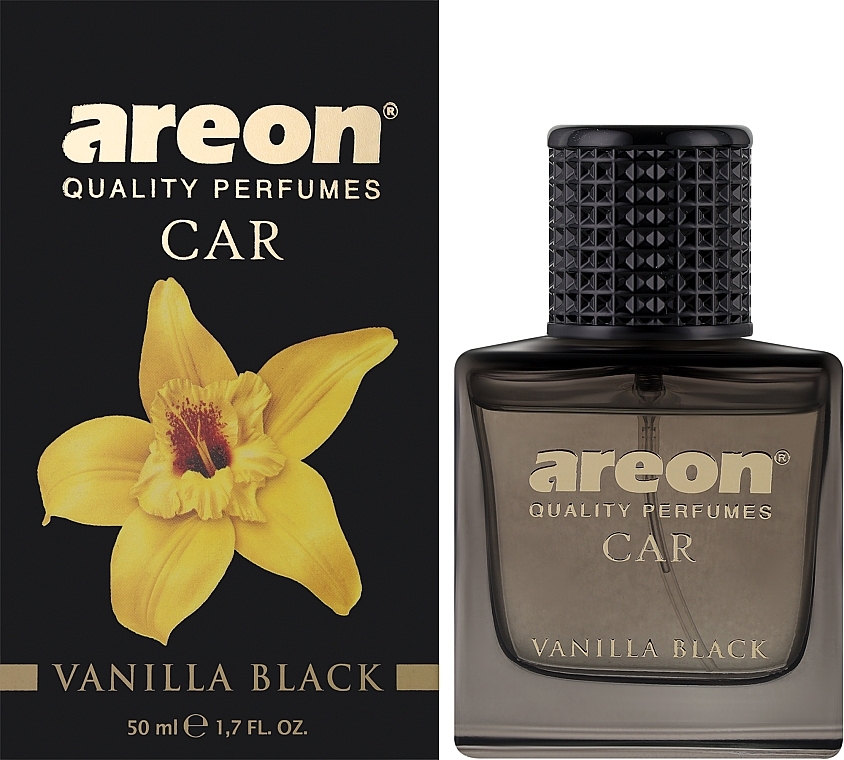 Air Freshener - Areon Car Perfume Vanilla Black — photo N2