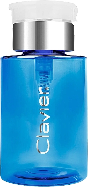 Liquid dispenser with pump, blue - Clavier — photo N1