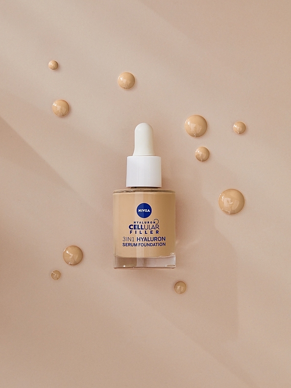 3-in-1 Foundation - Nivea Hyaluron Cellular Filler 3in1 Care Make-Up — photo N3