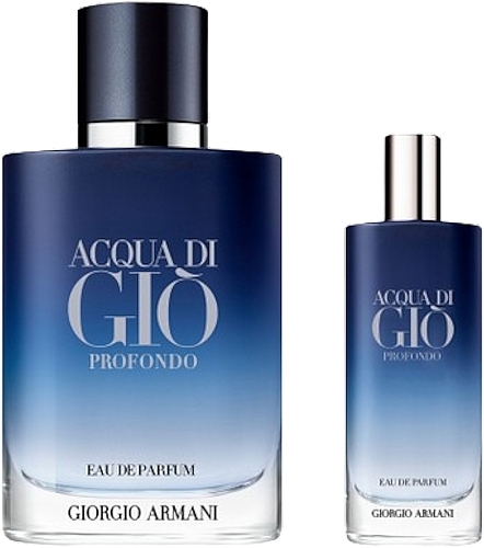 Giorgio Armani Acqua di Gio Profondo - Set (edp/100ml + edp/mini/15ml) — photo N2