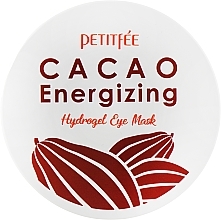 Toning Cocoa Eye Hydrogel Patches - Petitfee&Koelf Cacao Energizing Hydrogel Eye Mask — photo N7