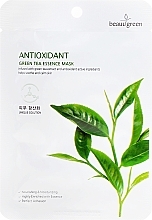 Fragrances, Perfumes, Cosmetics Sheet Mask with Green Tea Extract - Beauugreen Antioxidant Green Tea Essence Mask