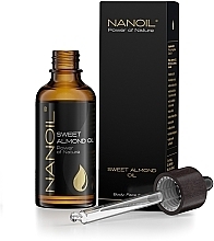 Almond Oil - Nanoil Body Face and Hair Sweet Almond Oil — photo N4