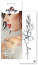 Fragrances, Perfumes, Cosmetics Temporary Tattoo "Flowers say: love" - Arley Sign