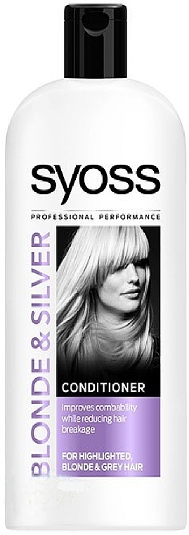 Yellow Neutralizing Conditioner - Syoss Blond & Silver Conditioner — photo N1